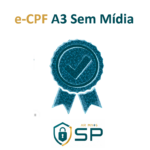 e-CPF A3 sem mídia