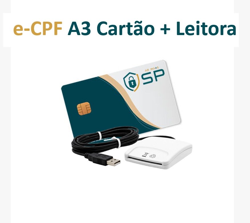 bb28f03b-f3b0-4564-8026-d3d89b43bc74 e-CPF A3 em cartão + leitora - Imagem 1